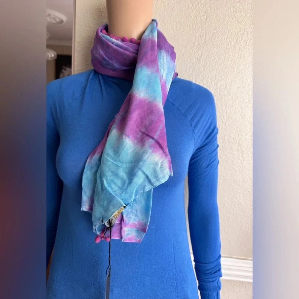 GYPSY 05 MULTI USED SCARVES. TIE DYE COLORS